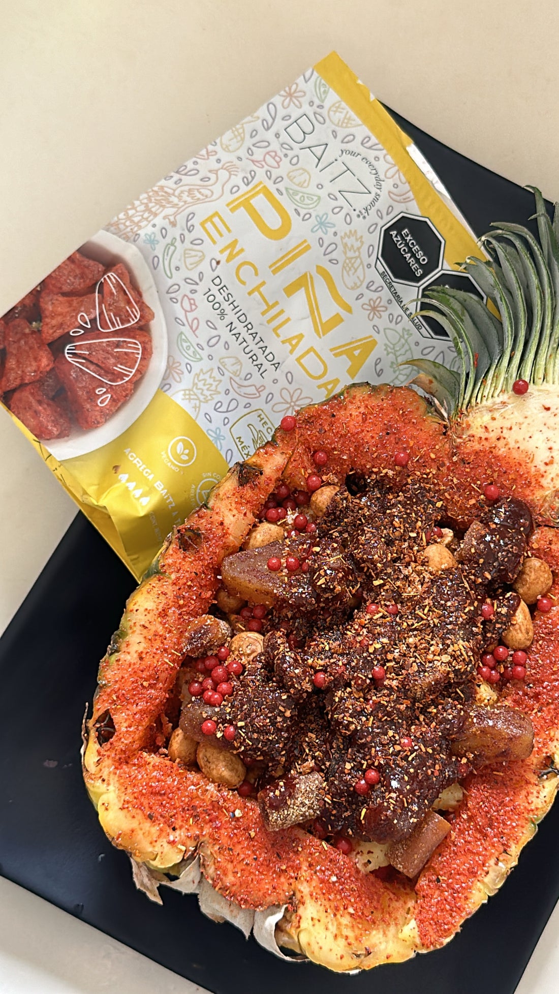 Piña Loca al Estilo Flamin' Hot: