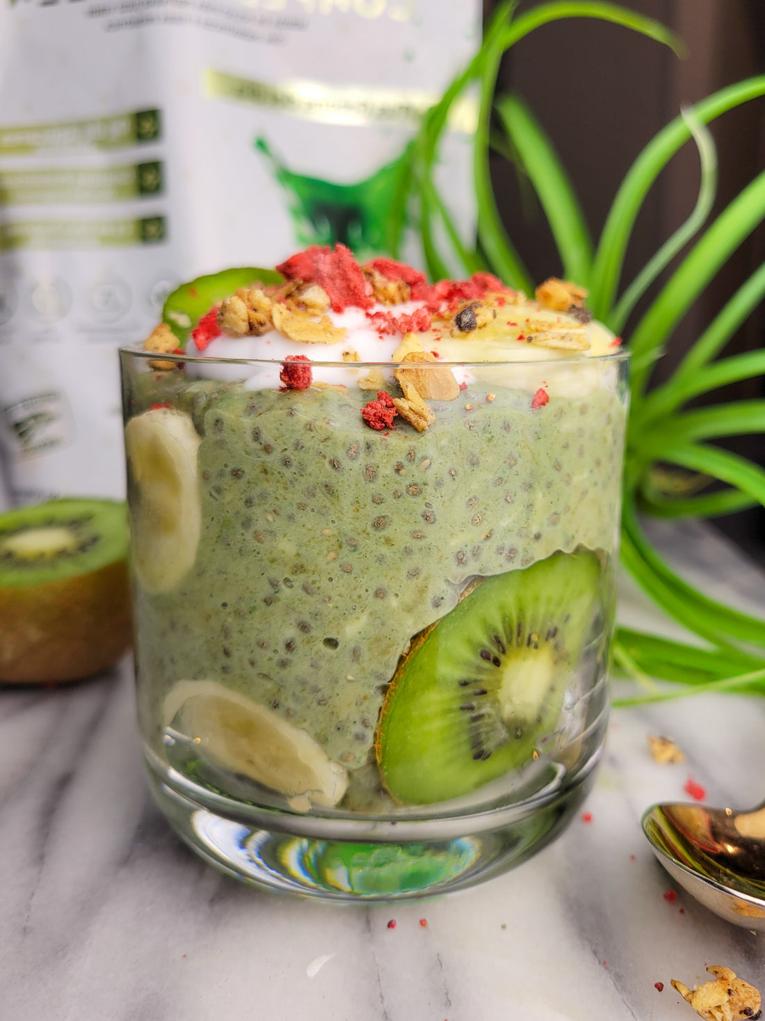 Receta de Green Goddess Chia: Desayuno Nutritivo y Rápido