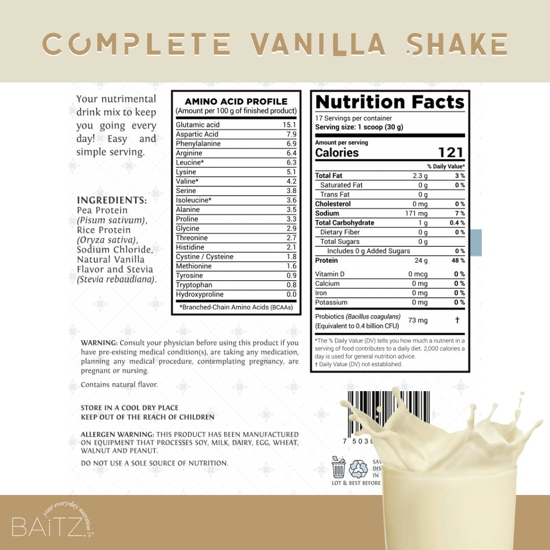 Complete Vanilla Shake