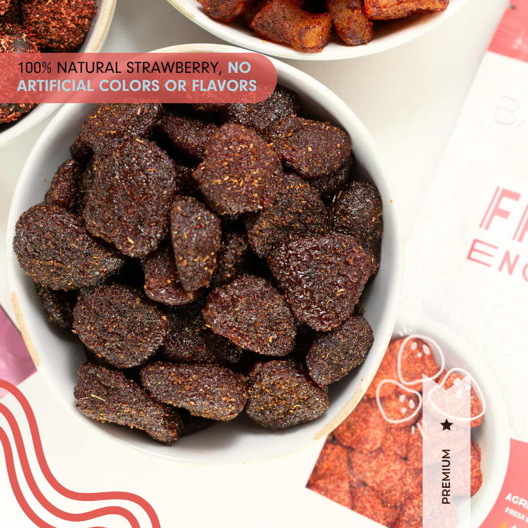 Spicy Dried Strawberries 3-Pack