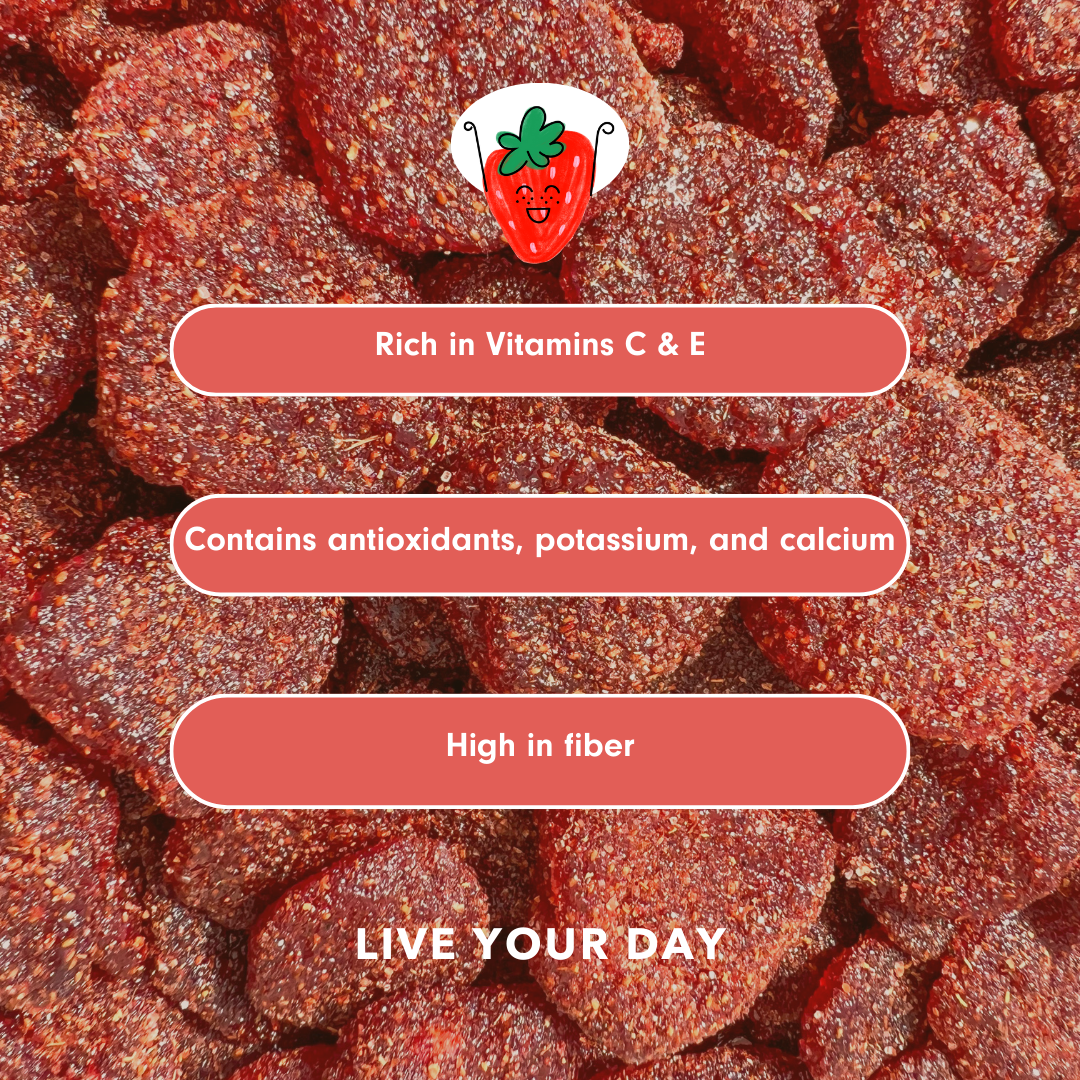 Spicy Dried Strawberries 3-Pack