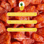Spicy Dried Pineapple Pieces 3-Pack