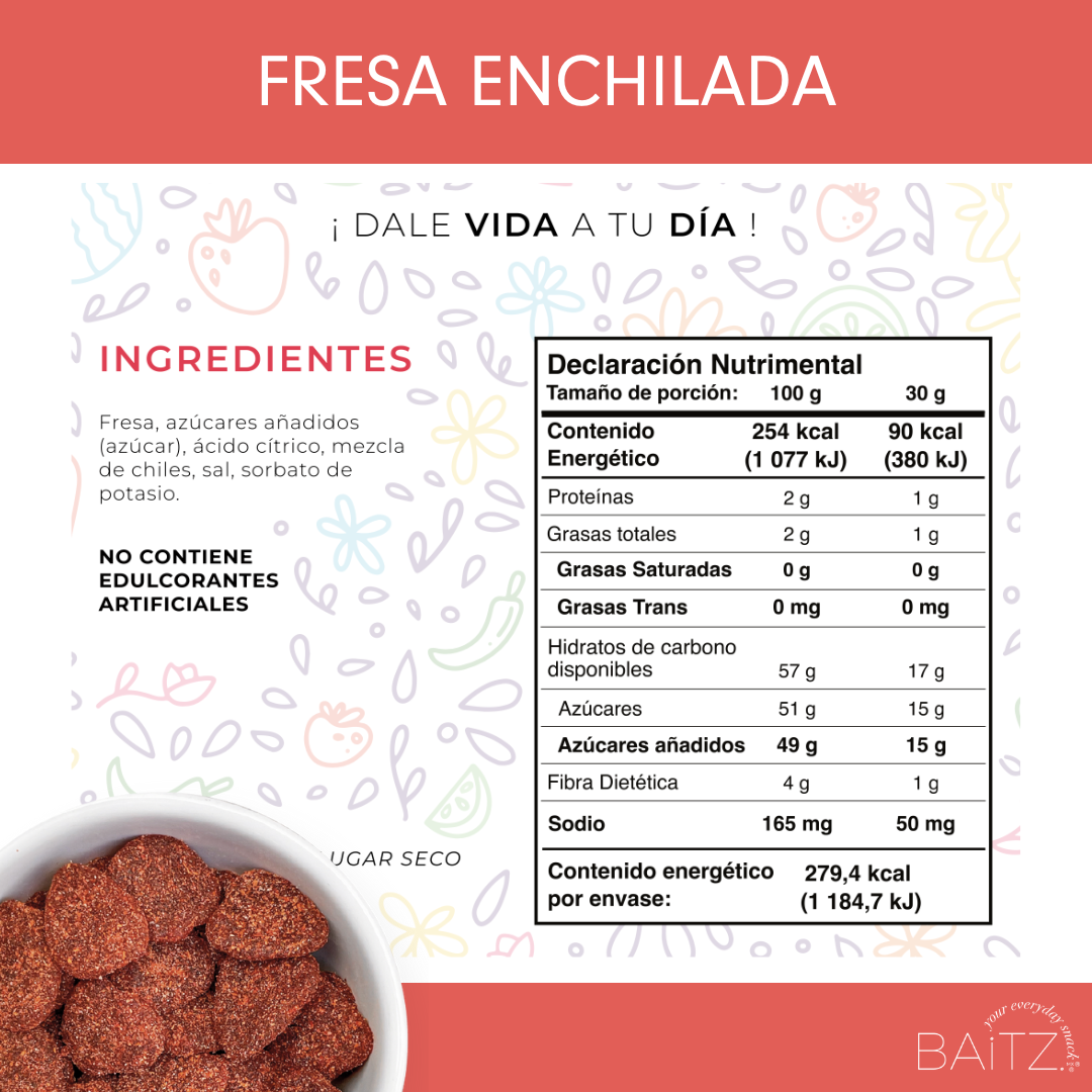 Fresa Enchilada