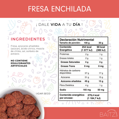 Fresa Enchilada
