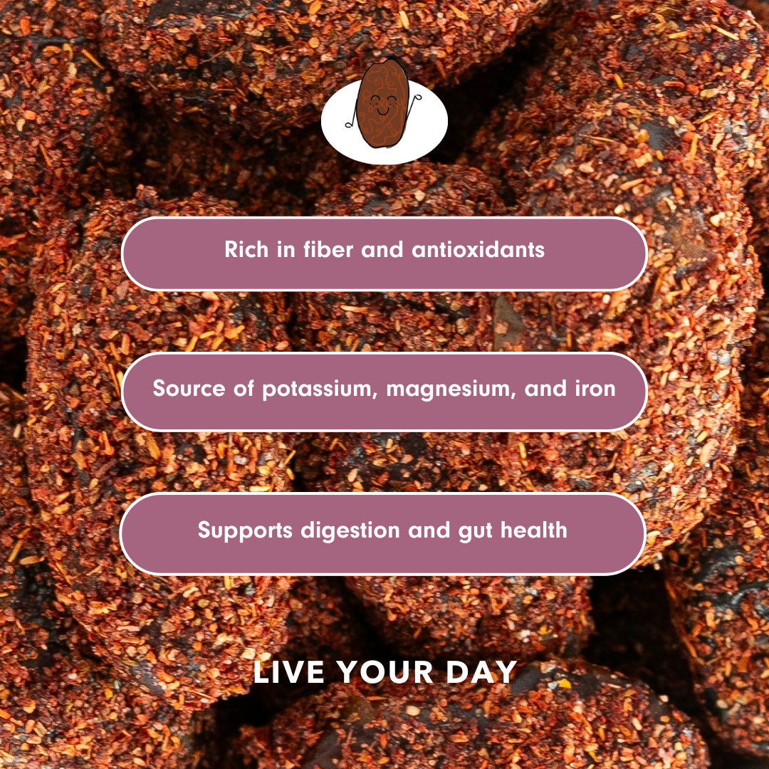 Spicy Dried Medjool Dates 3-Pack