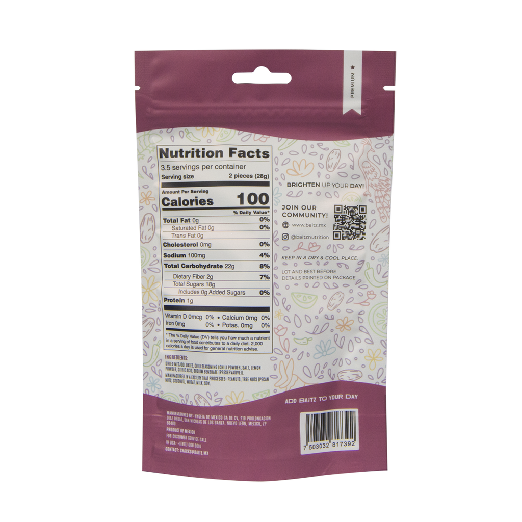 Spicy Dried Medjool Dates 3-Pack
