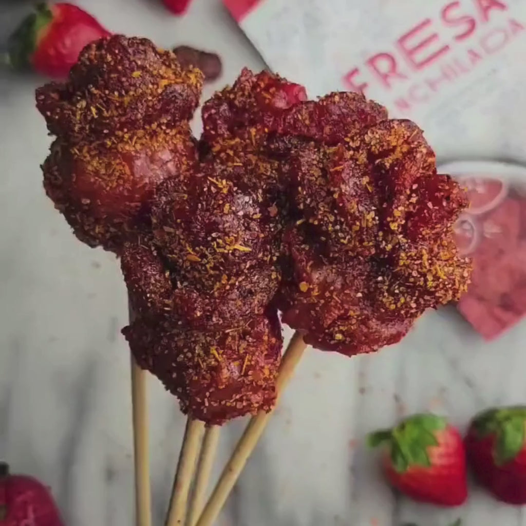 Spicy Dried Strawberries 3-Pack